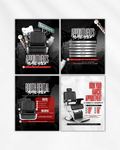 Printable Flyer Design Set of 4