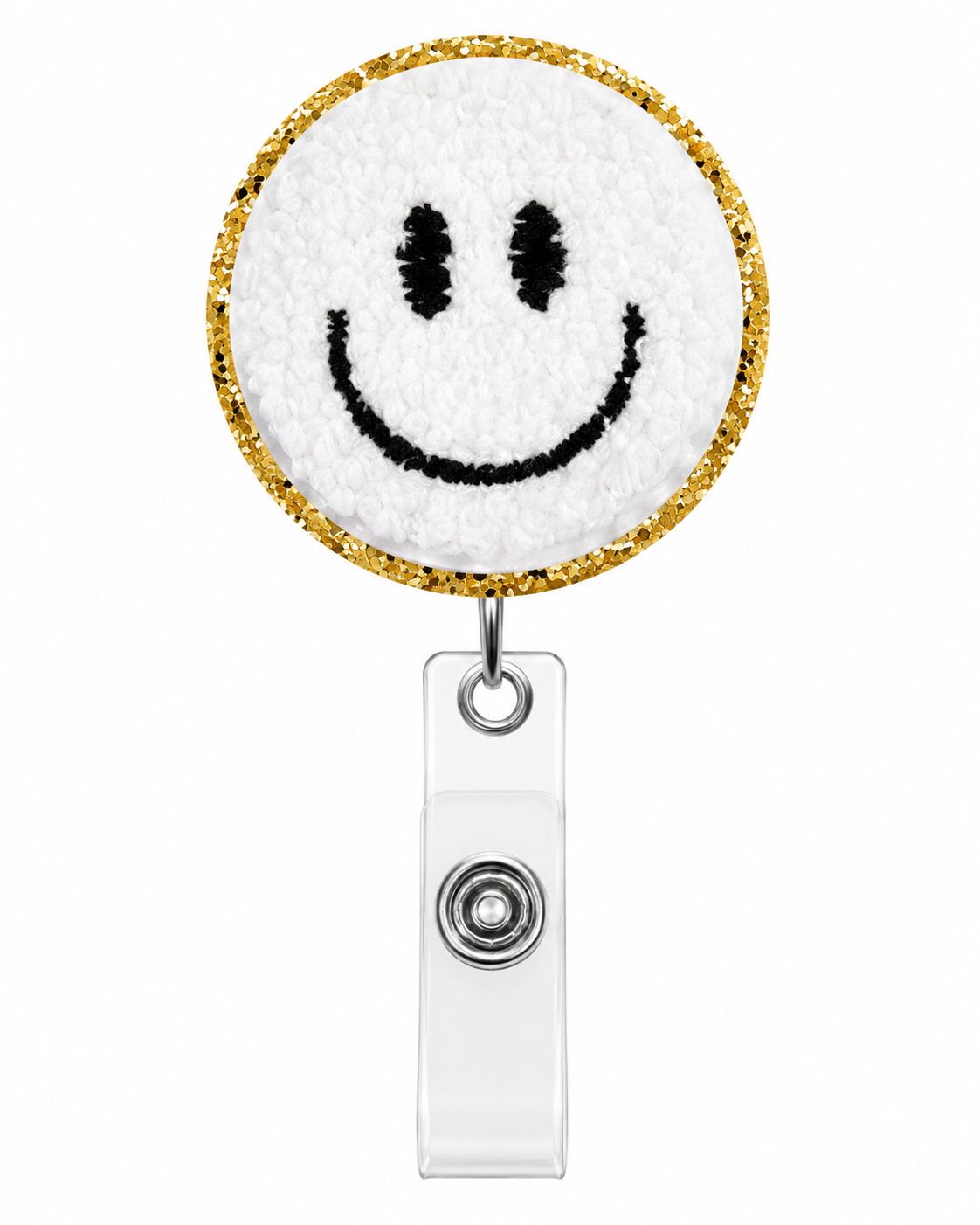 Smiley Face Badge Reel