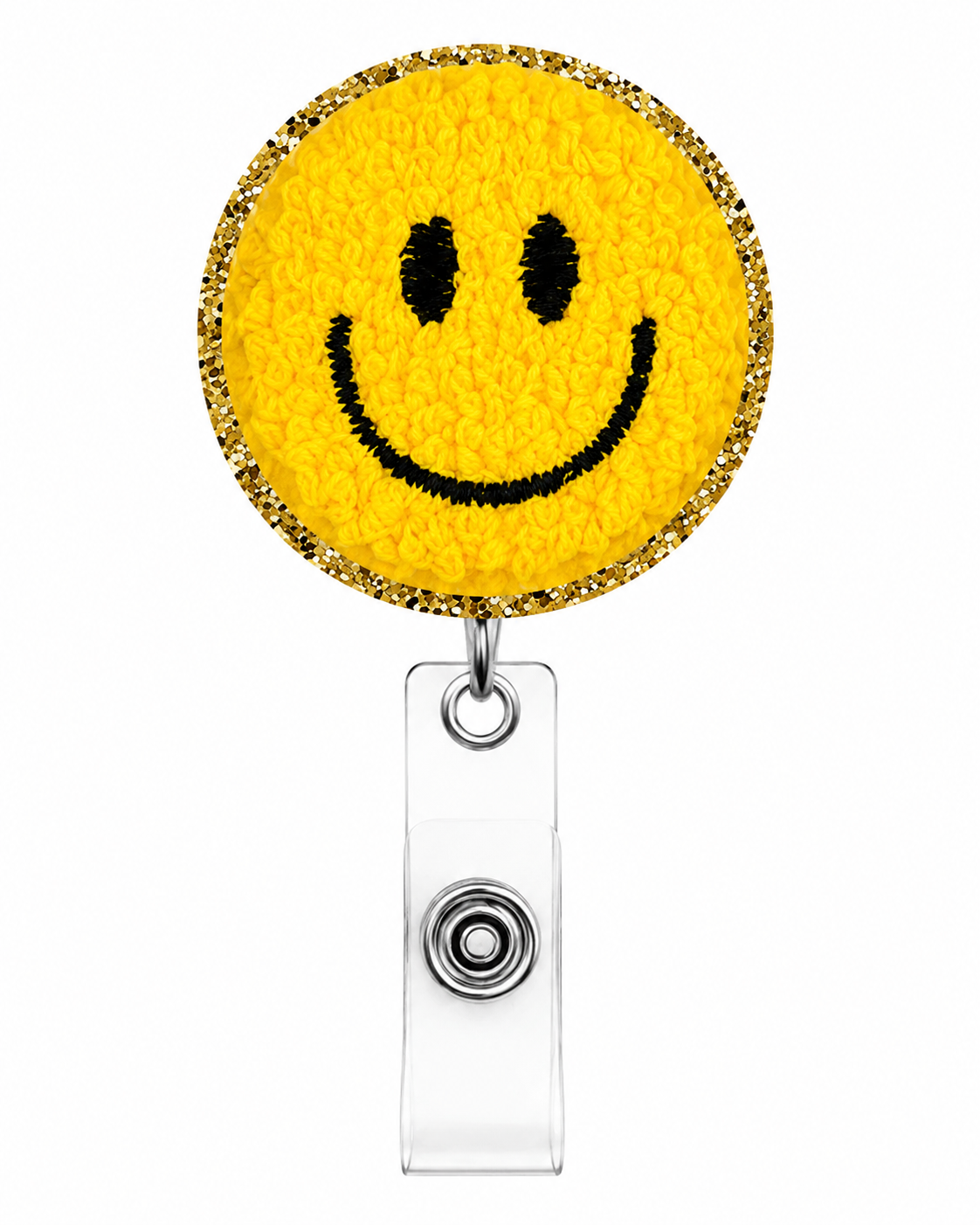 Smiley Face Badge Reel