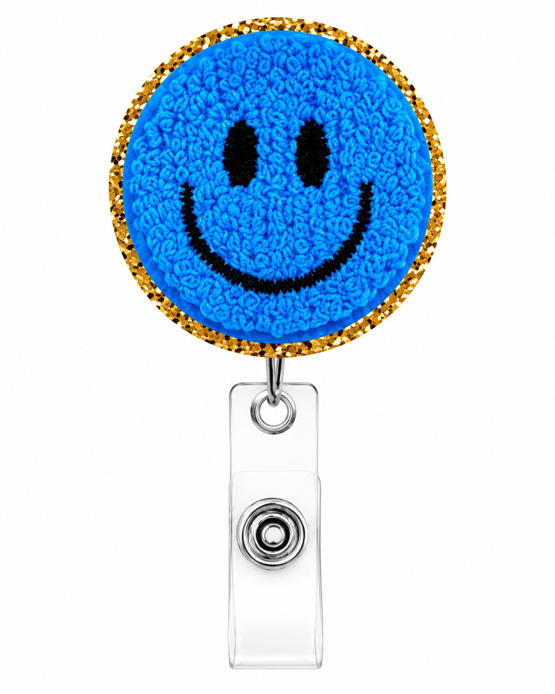 Smiley Face Badge Reel