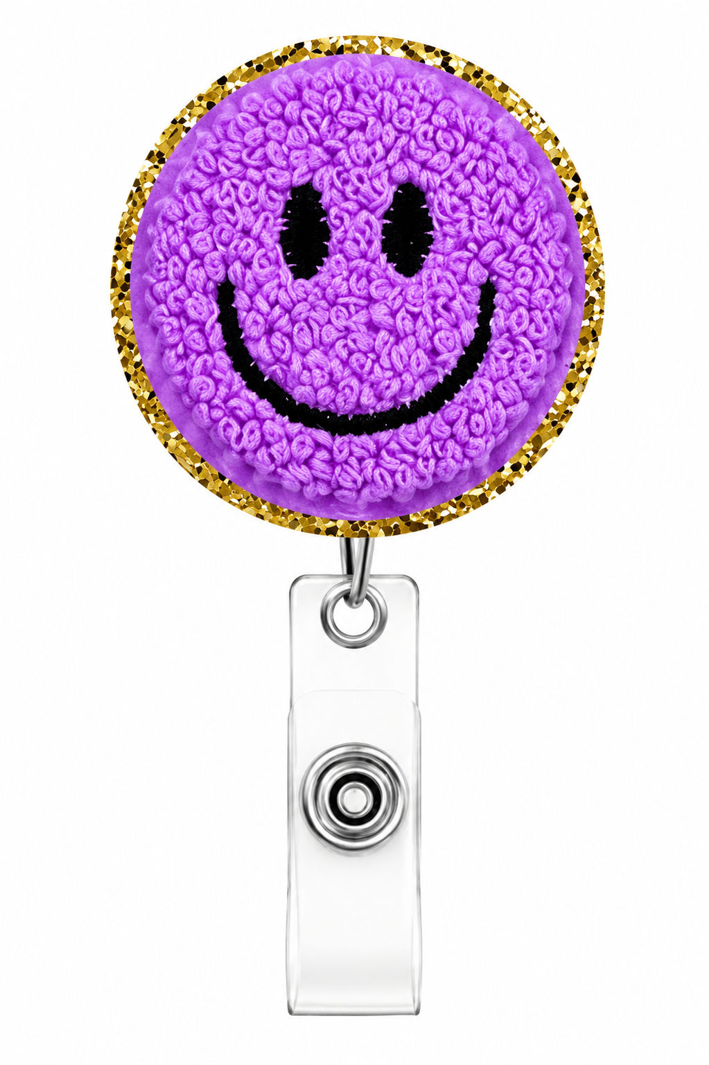Smiley Face Badge Reel