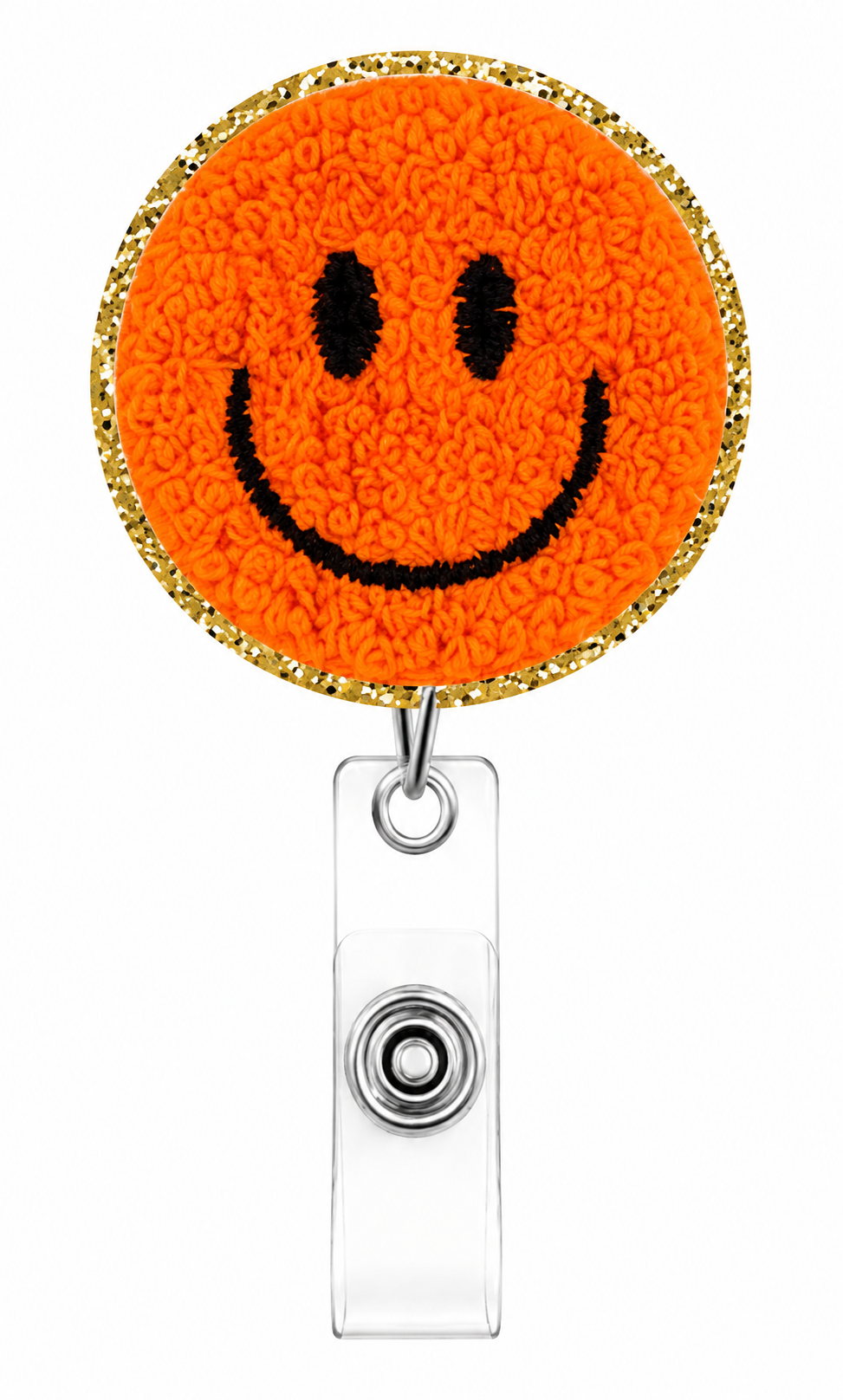 Smiley Face Badge Reel