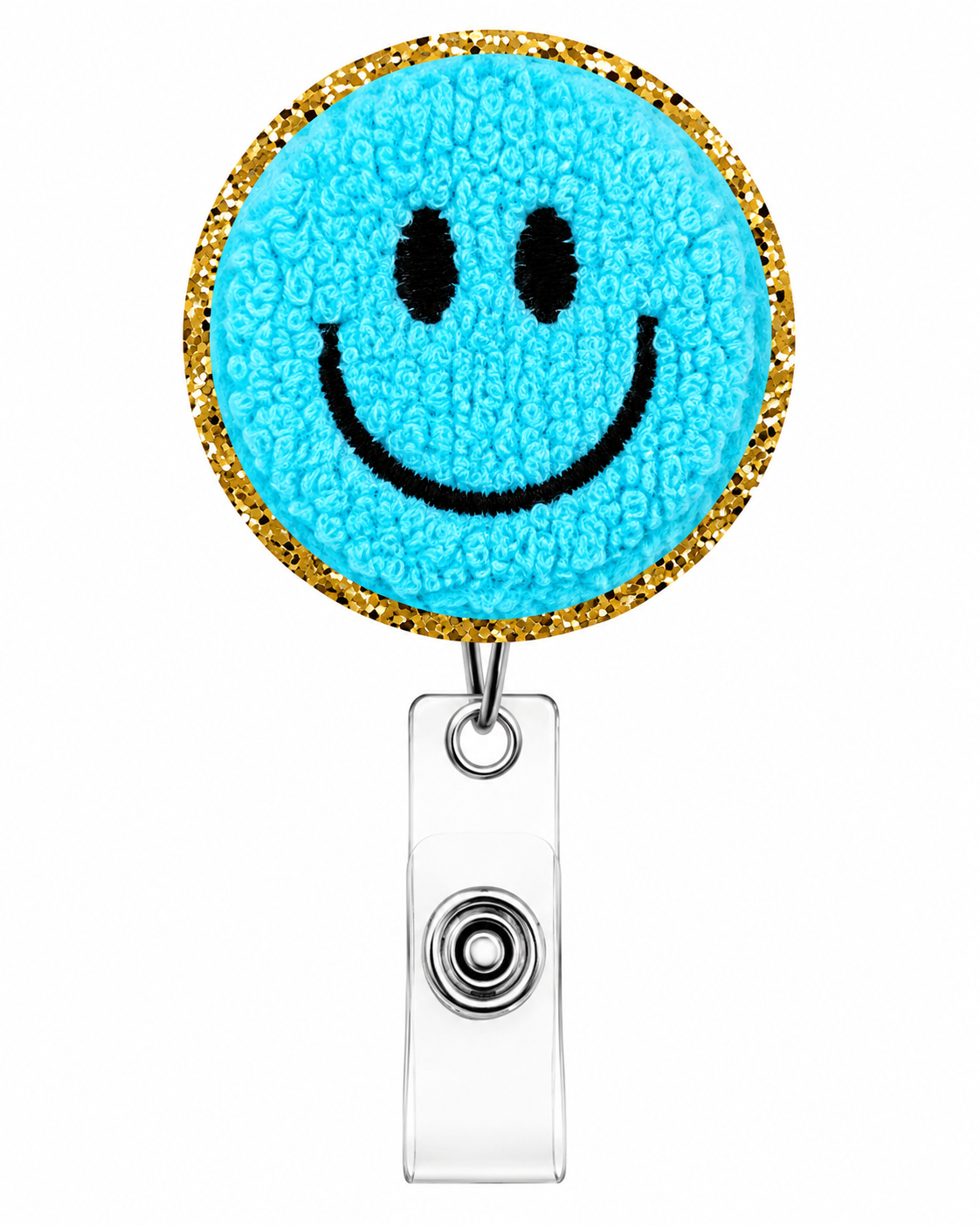 Smiley Face Badge Reel
