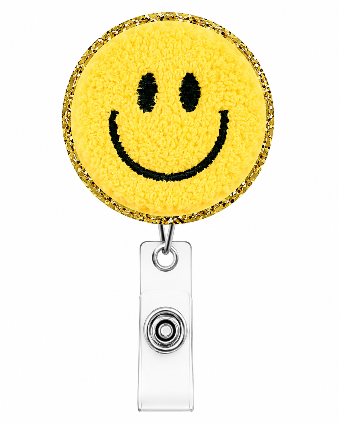Smiley Face Badge Reel