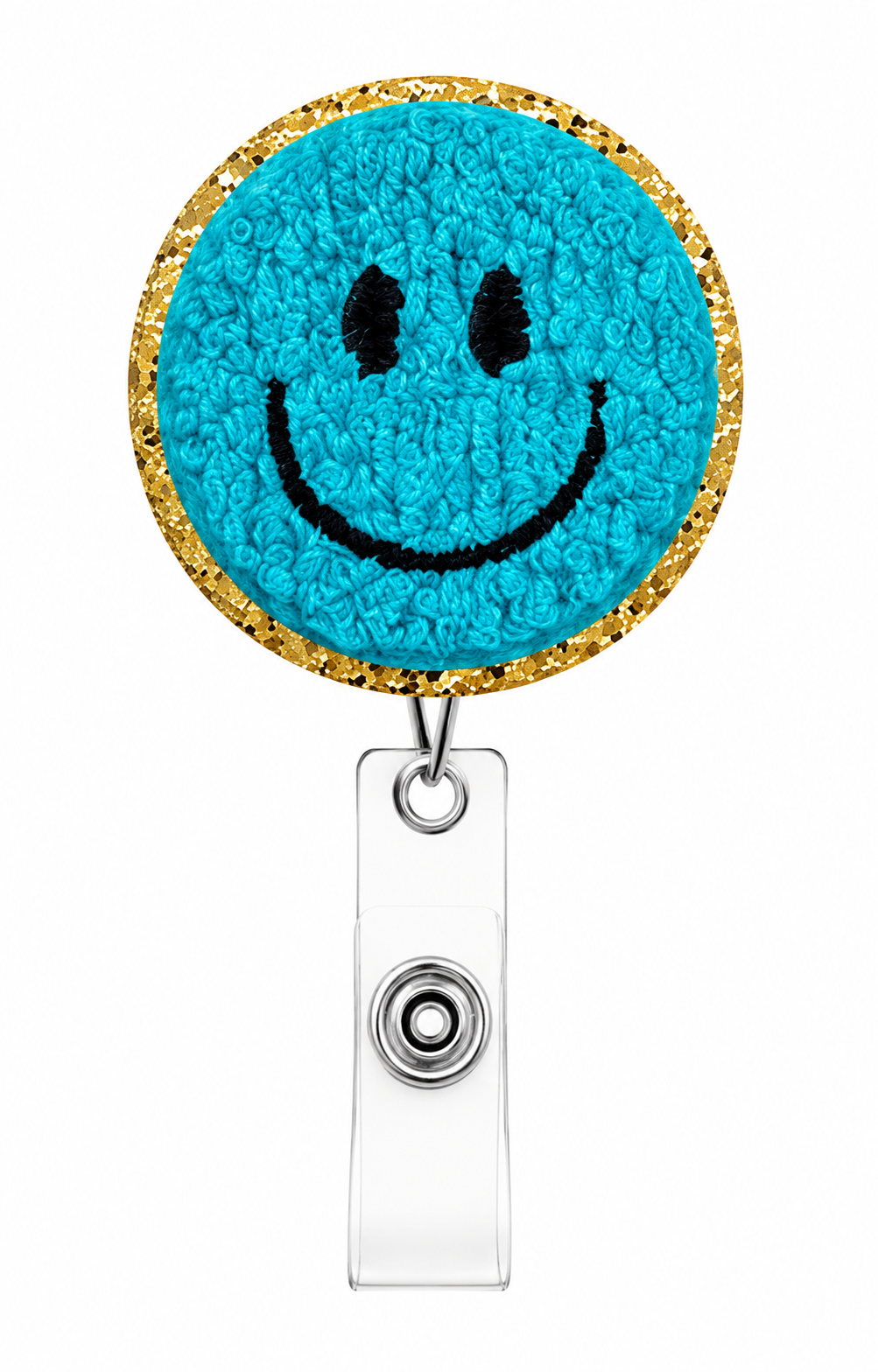 Smiley Face Badge Reel